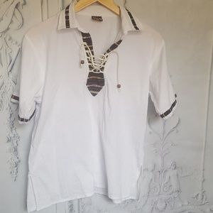 White Guatemalan Top